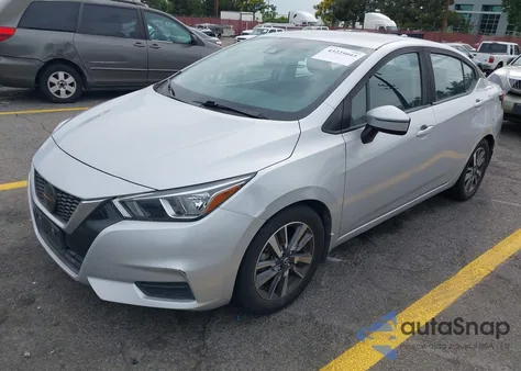 2020 Nissan Versa Sv Xtronic Cvt из США, поврежденный, VIN 3N1CN8EV9LL801649